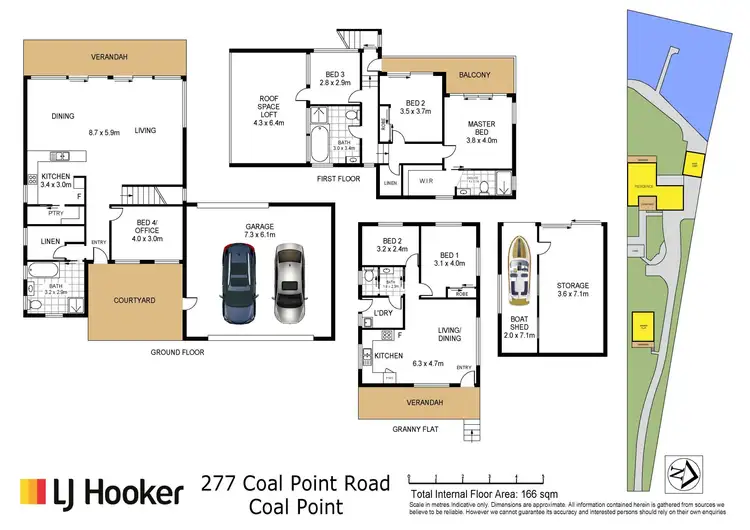 Floorplan of Homely house listing, 277 Coal Point Road, Coal Point NSW 2283