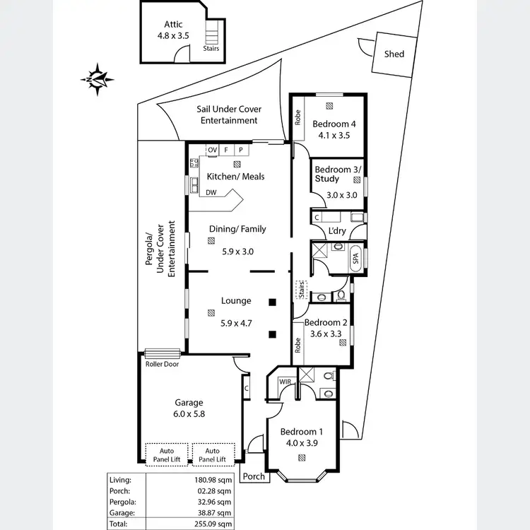 Floorplan of Homely house listing, 36A Douglas Street, Lockleys SA 5032