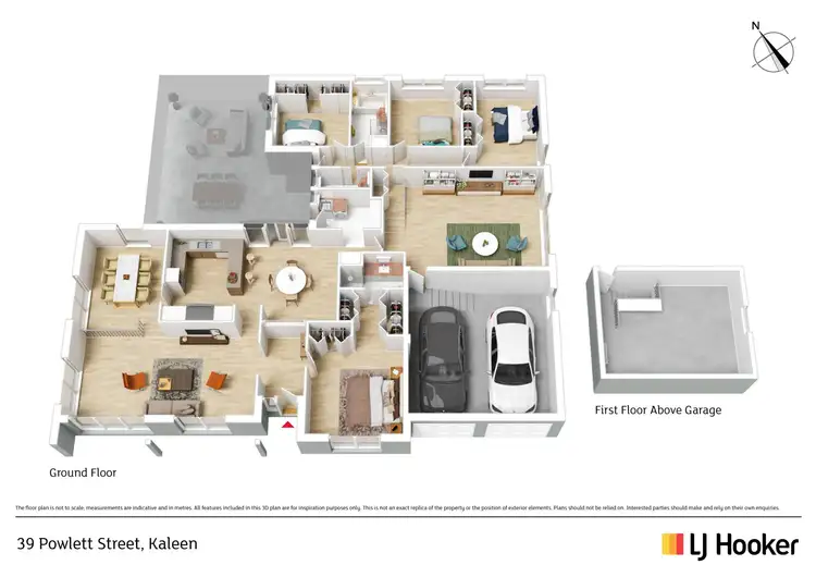 Floorplan of Homely house listing, 39 Powlett Street, Kaleen ACT 2617
