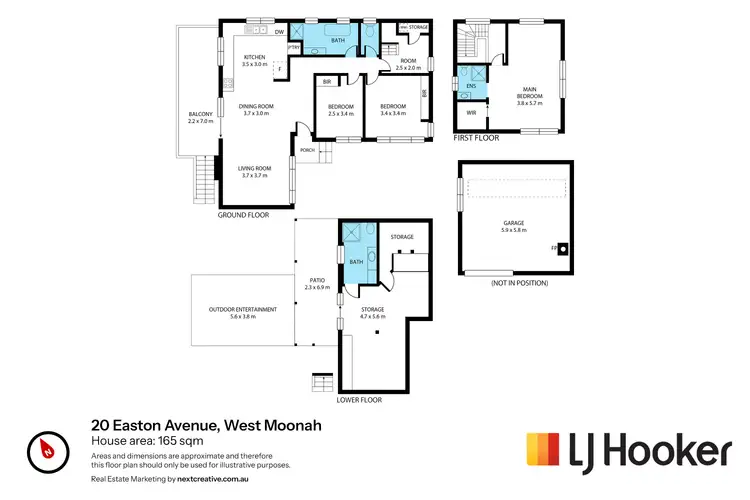 Floorplan of Homely house listing, 20 Easton Avenue, West Moonah TAS 7009