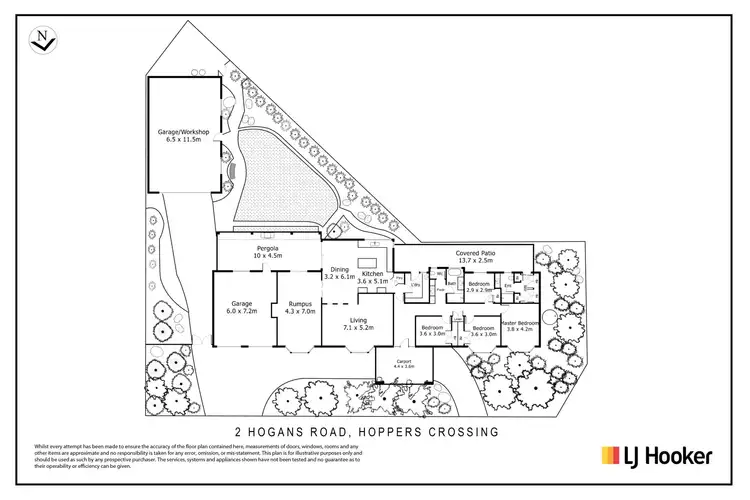 Floorplan of Homely house listing, 2 Hogans Road, Hoppers Crossing VIC 3029