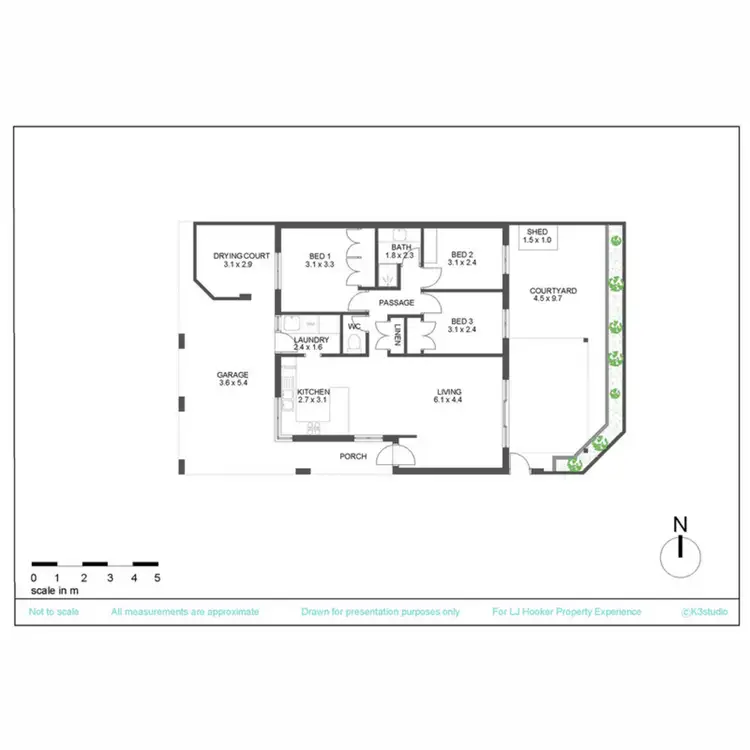Floorplan of Homely villa listing, 12/23 Thurlow Avenue, Yokine WA 6060