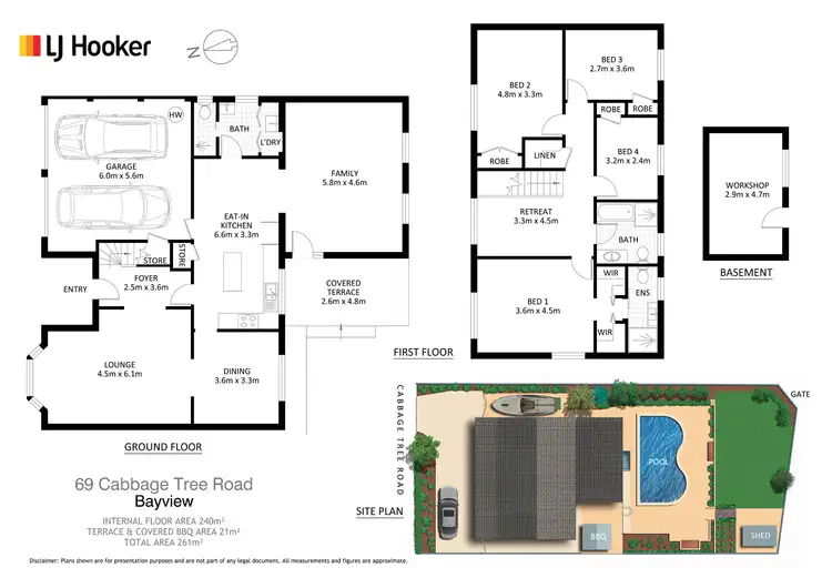 Floorplan of Homely house listing, 69 Cabbage Tree Road, Bayview NSW 2104