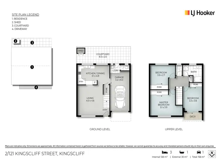 Floorplan of Homely townhouse listing, 2/121 Kingscliff Street, Kingscliff NSW 2487