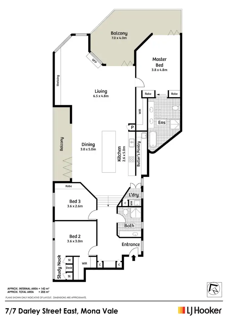 Floorplan of Homely apartment listing, 7/7 Darley Street East, Mona Vale NSW 2103
