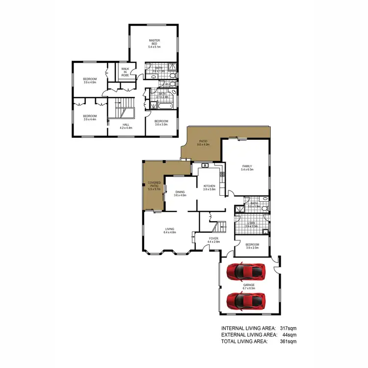 Floorplan of Homely house listing, 45 Tintara Street, Carseldine QLD 4034
