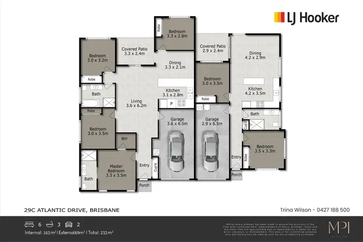 Floorplan of Homely house listing, 29C Atlantic Drive, Loganholme QLD 4129