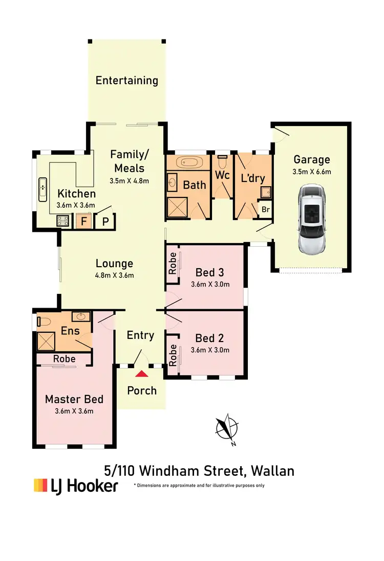 Floorplan of Homely house listing, Unit 5/110 Windham Street, Wallan VIC 3756