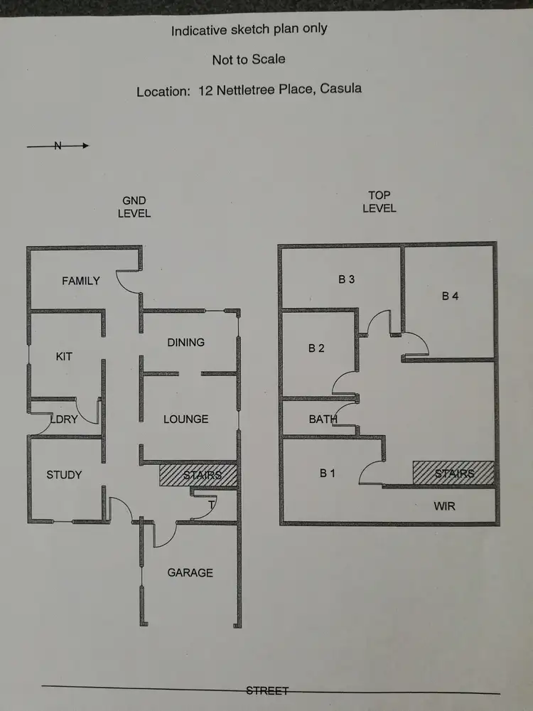 Floorplan of Homely house listing, 12 Nettletree Place, Casula NSW 2170