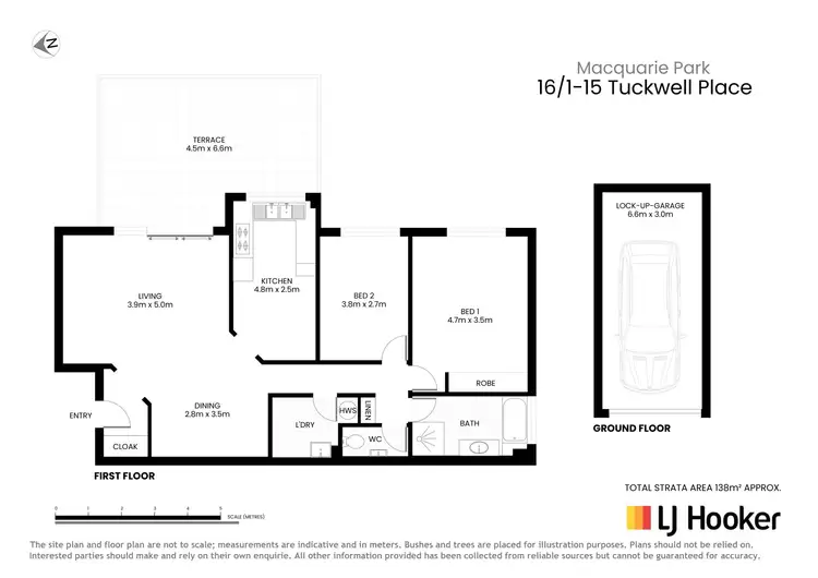 Floorplan of Homely unit listing, 16/1-15 Tuckwell Place, Macquarie Park NSW 2113