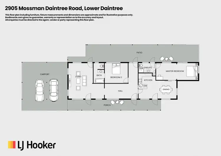 Floorplan of Homely house listing, 2905 Mossman Daintree Road, Lower Daintree QLD 4873
