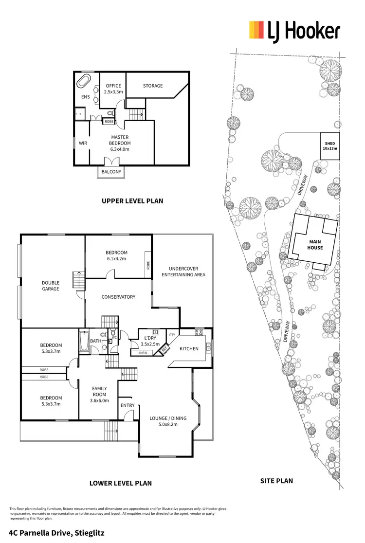 Floorplan of Homely house listing, 4c Parnella Drive, Stieglitz TAS 7216