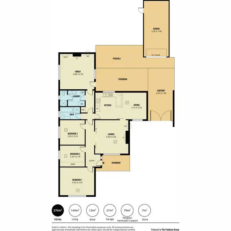Floorplan of Homely house listing, 14 Shirley Avenue, Croydon Park SA 5008