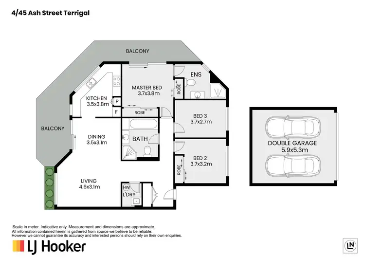 Floorplan of Homely apartment listing, 4/45-47 Ash Street, Terrigal NSW 2260