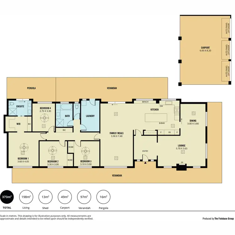Floorplan of Homely house listing, 28 Jubilee Way, Wynn Vale SA 5127