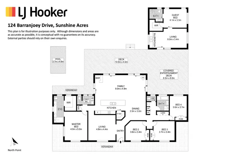 Floorplan of Homely house listing, 124 Barranjoey Drive, Sunshine Acres QLD 4655