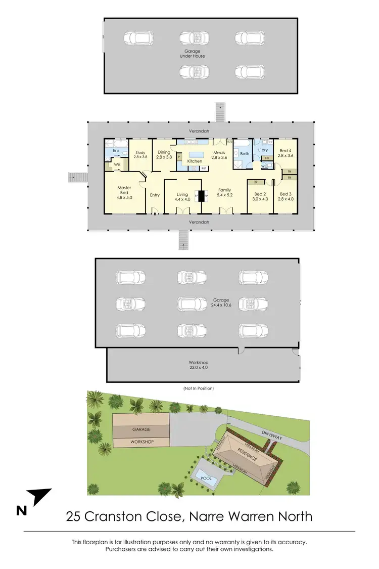 Floorplan of Homely house listing, 25-27 Cranston Close, Narre Warren North VIC 3804