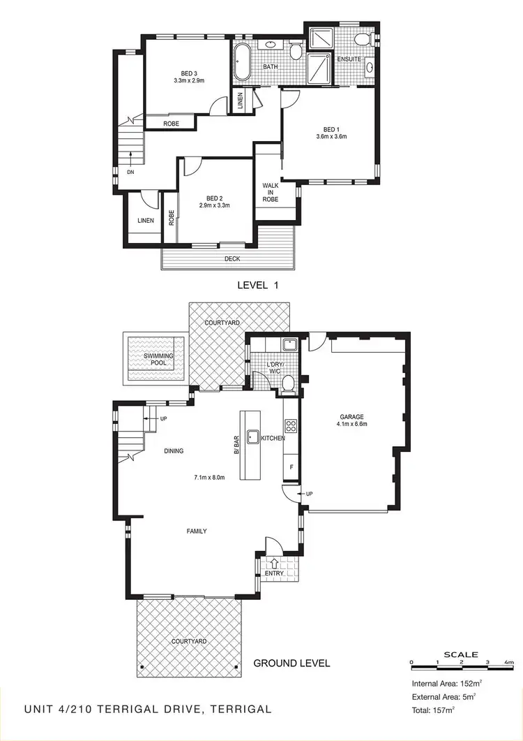 Floorplan of Homely townhouse listing, 4/210 Terrigal Drive, Terrigal NSW 2260