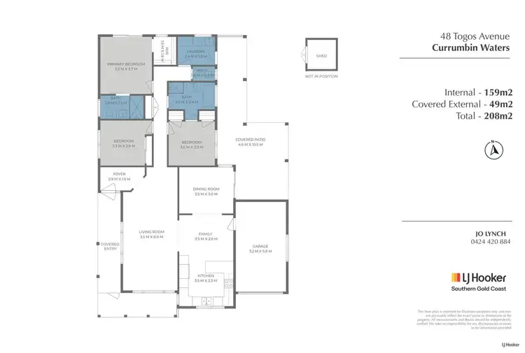 Floorplan of Homely house listing, 48 Togos Avenue, Currumbin Waters QLD 4223