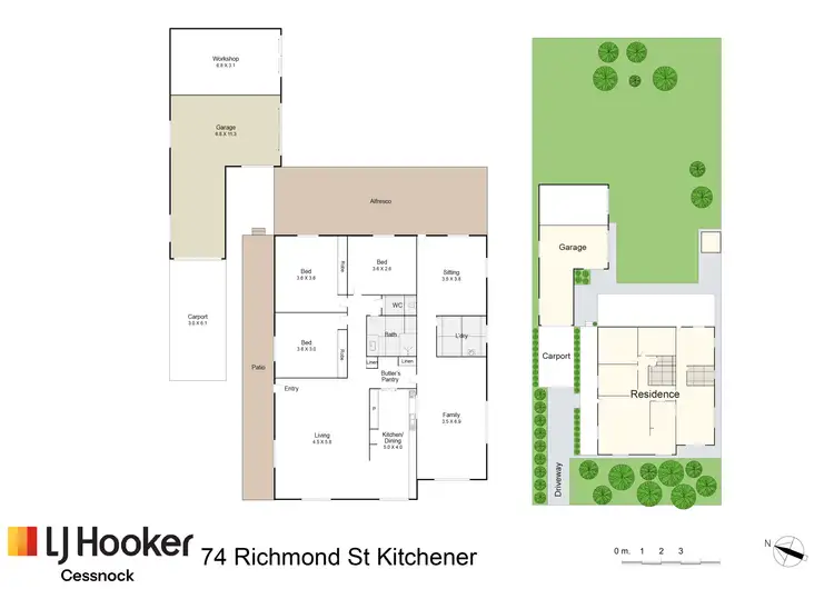 Floorplan of Homely house listing, 74 Richmond Street, Kitchener NSW 2325