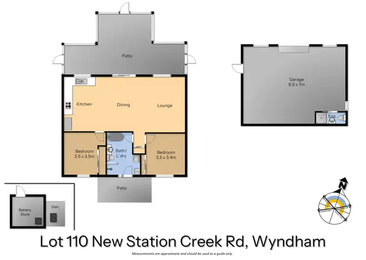 Floorplan of Homely rural property listing, Lot 110 New Station Creek Road, Wyndham NSW 2550