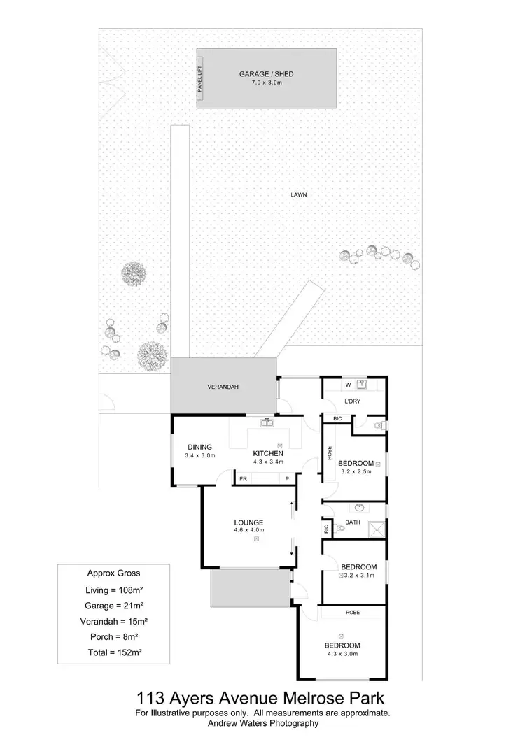 Floorplan of Homely house listing, 113 Ayers Avenue, Melrose Park SA 5039