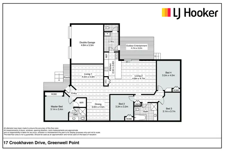 Floorplan of Homely house listing, 17 Crookhaven Drive, Greenwell Point NSW 2540
