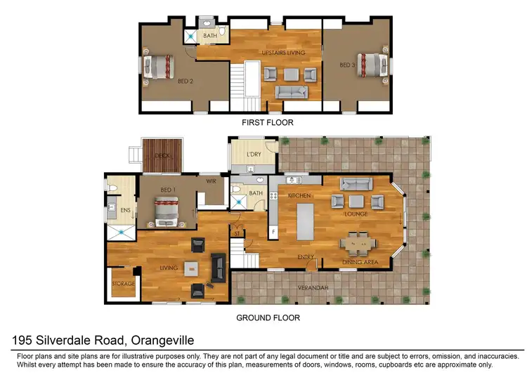 Floorplan of Homely rural property listing, 195 Silverdale Road, Orangeville NSW 2570