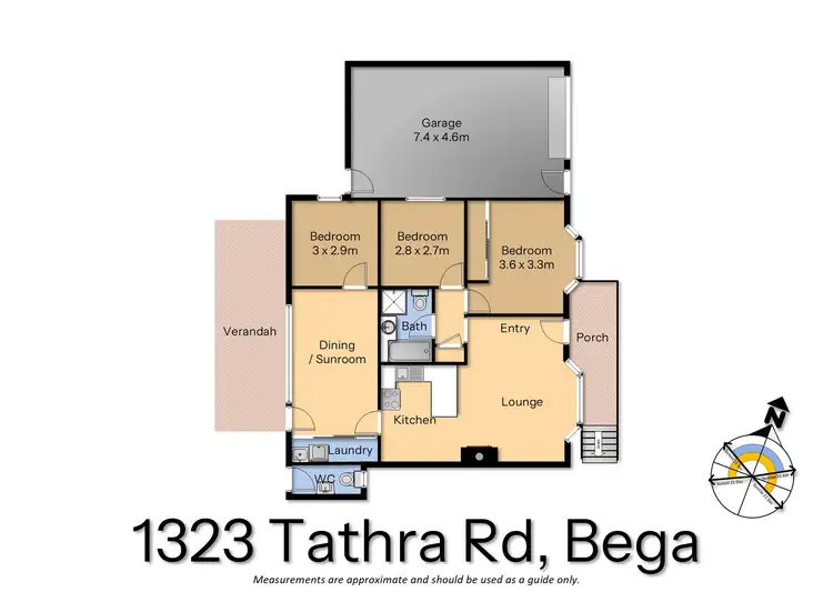 Floorplan of Homely house listing, 1323 Tathra Road, Bega NSW 2550
