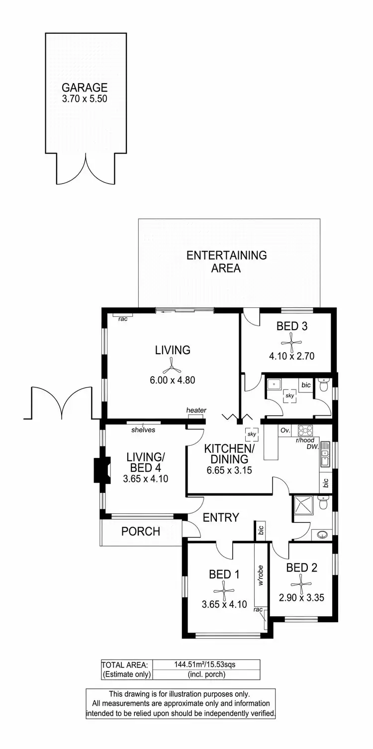Floorplan of Homely house listing, 4 Oaklands Road, Somerton Park SA 5044