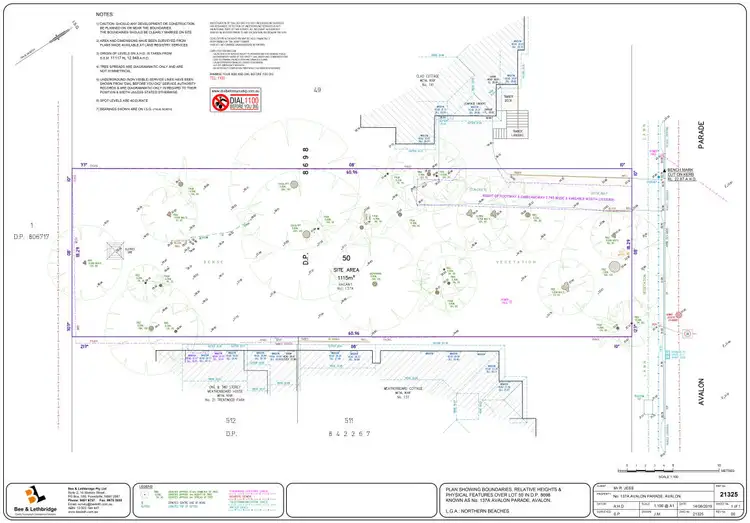 Floorplan of Homely land listing, 137A Avalon Parade, Avalon Beach NSW 2107
