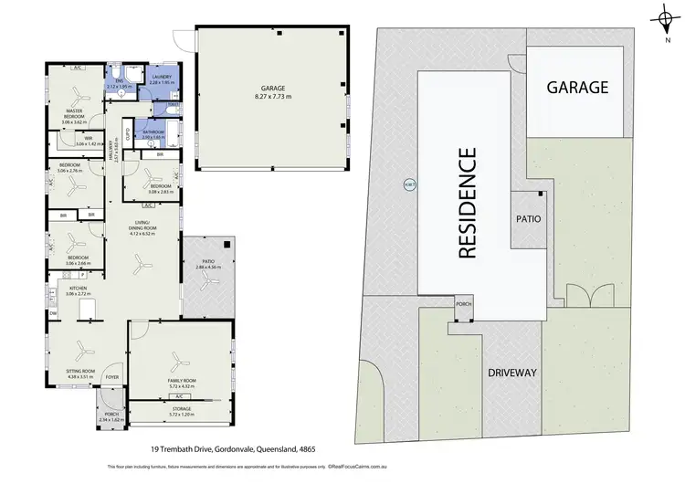 Floorplan of Homely house listing, 19 Trembath Drive, Gordonvale QLD 4865