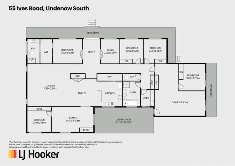 Floorplan of Homely house listing, 55 Ives Road, Lindenow South VIC 3875