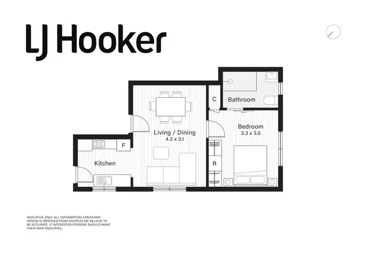 Floorplan of Homely apartment listing, 8/64 Sir Thomas Mitchell Road, Bondi Beach NSW 2026
