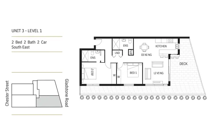 Floorplan of Homely apartment listing, 3/10 Chester Street, Highgate Hill QLD 4101