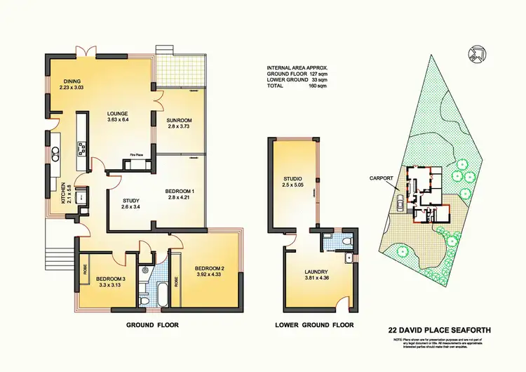 Floorplan of Homely house listing, 22 David Place, Seaforth NSW 2092
