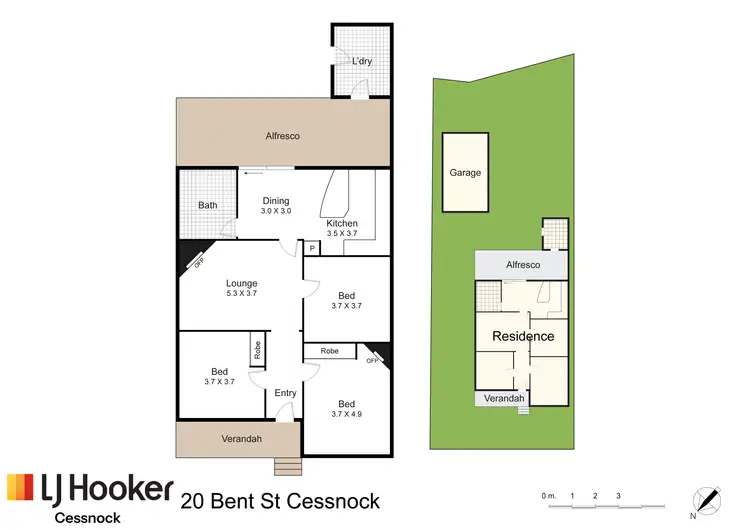 Floorplan of Homely house listing, 20 Bent Street, Cessnock NSW 2325
