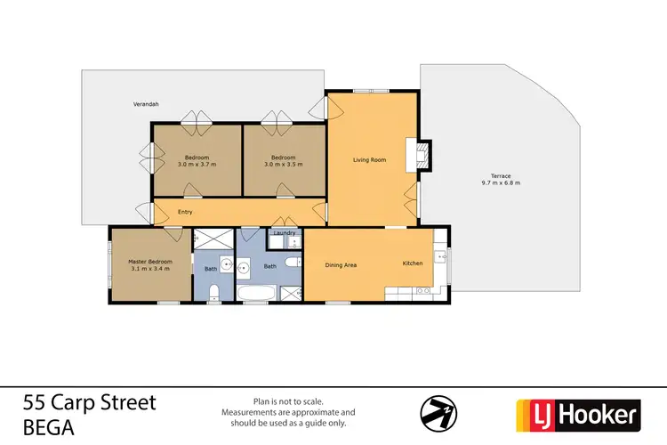 Floorplan of Homely house listing, 55 Carp Street, Bega NSW 2550