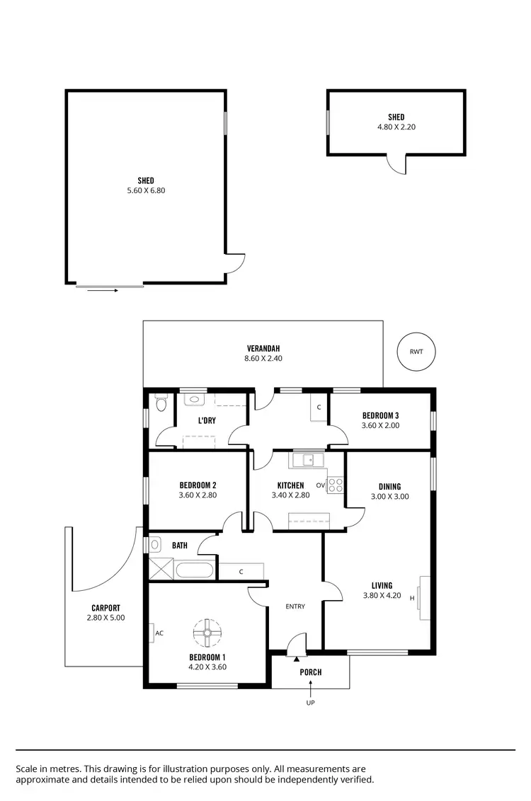 Floorplan of Homely house listing, 4 Ormond Ave, Clearview SA 5085