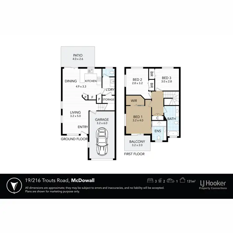 Floorplan of Homely townhouse listing, 19/216 Trouts Road, Mcdowall QLD 4053