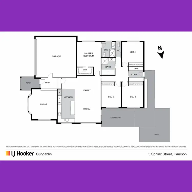 Floorplan of Homely house listing, 5 Sphinx Street, Harrison ACT 2914
