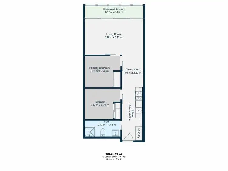 Floorplan of Homely apartment listing, 811/35 Malcolm Street, South Yarra VIC 3141