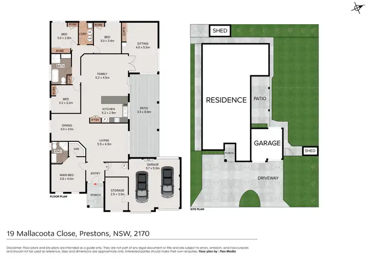 Floorplan of Homely house listing, 19 Mallacoota Close, Prestons NSW 2170