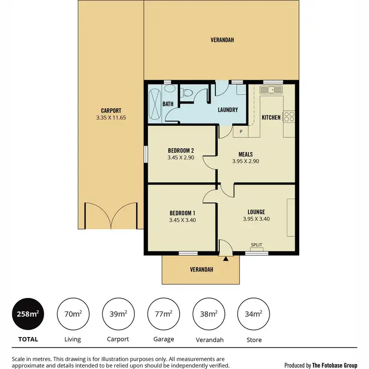 Floorplan of Homely house listing, 4 Suffolk Street, Angle Park SA 5010