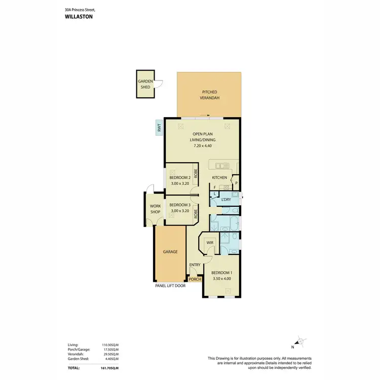 Floorplan of Homely house listing, 30A Princess Street, Willaston SA 5118