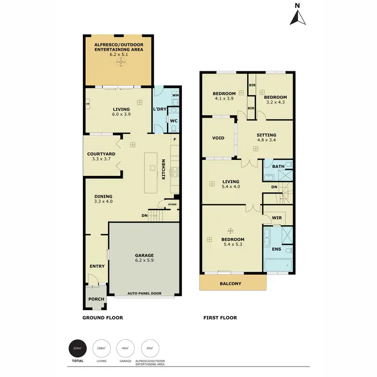Floorplan of Homely house listing, 6 Pine Court, Mawson Lakes SA 5095
