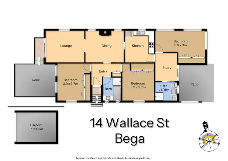 Floorplan of Homely house listing, 14 Wallace Street, Bega NSW 2550