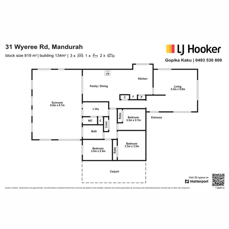 Floorplan of Homely house listing, 31 Wyeree Road, Mandurah WA 6210