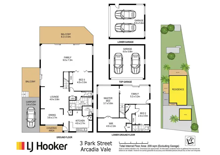 Floorplan of Homely house listing, 3 Park Street, Arcadia Vale NSW 2283