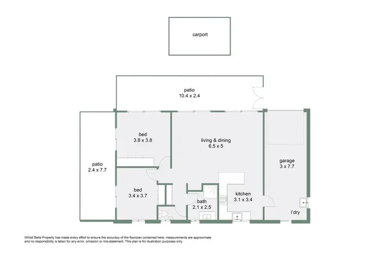 Floorplan of Homely house listing, 3/22-24 Collins Avenue, Edge Hill QLD 4870